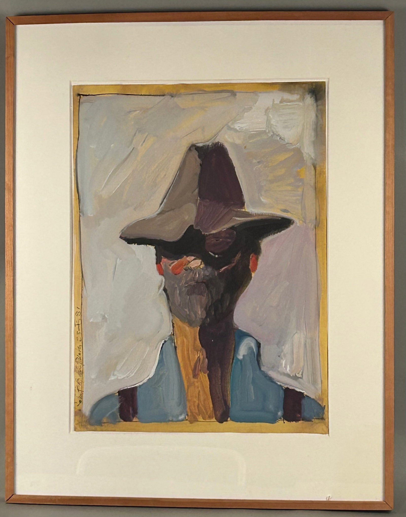 Robert Andrew Parker 1927-2024 Watercolor Portrait (1 of 8)