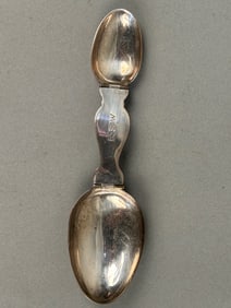 Rare Shreve, Crump & Low Sterling Silver Folding Spoon