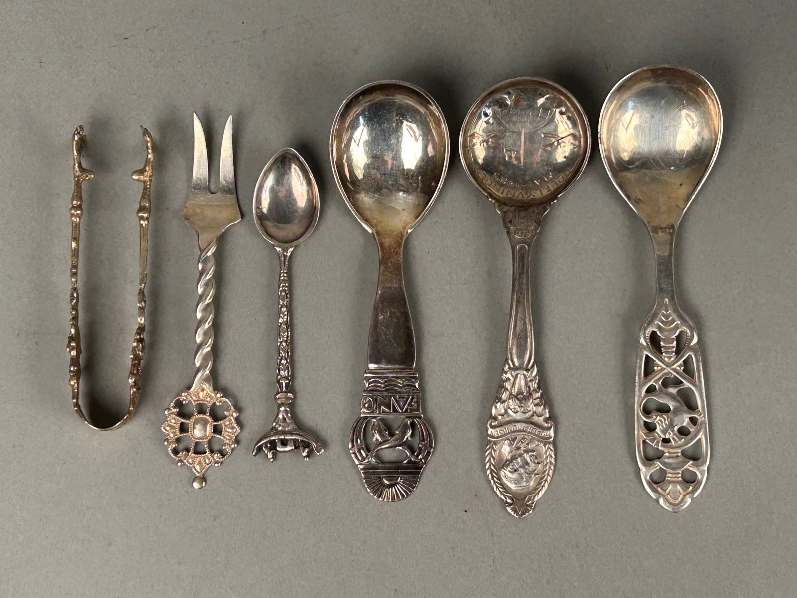 6 pcs Scandinavian Silver (1 of 13)