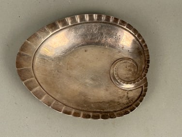 Antuque Tiffany and Co Sterling Leaf Dish