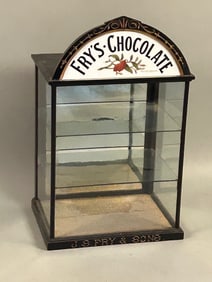 Fry's chocolate country store display case