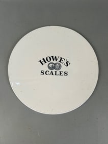 Howe's Scales White Porcelain Tray