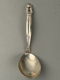 Georg Jensen Sterling Silver Ladel Acorn Pattern