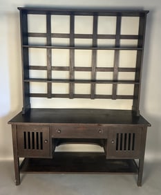 Arts and crafts are bookshelf/server