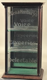 Antique Allen & Hanburys Display Case