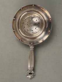 Georg Jensen Sterling Silver Tea Strainer