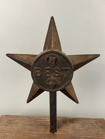 Best Antique Cast Iron Architectural Star