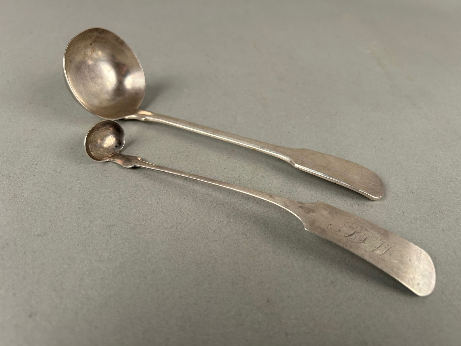 2 Antique Coin Silver Ladles (1 of 6)