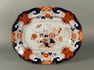 Imari ironstone meat platter