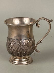 China Trade Sterling Silver Footed Tankard Crosby Forbes Collection