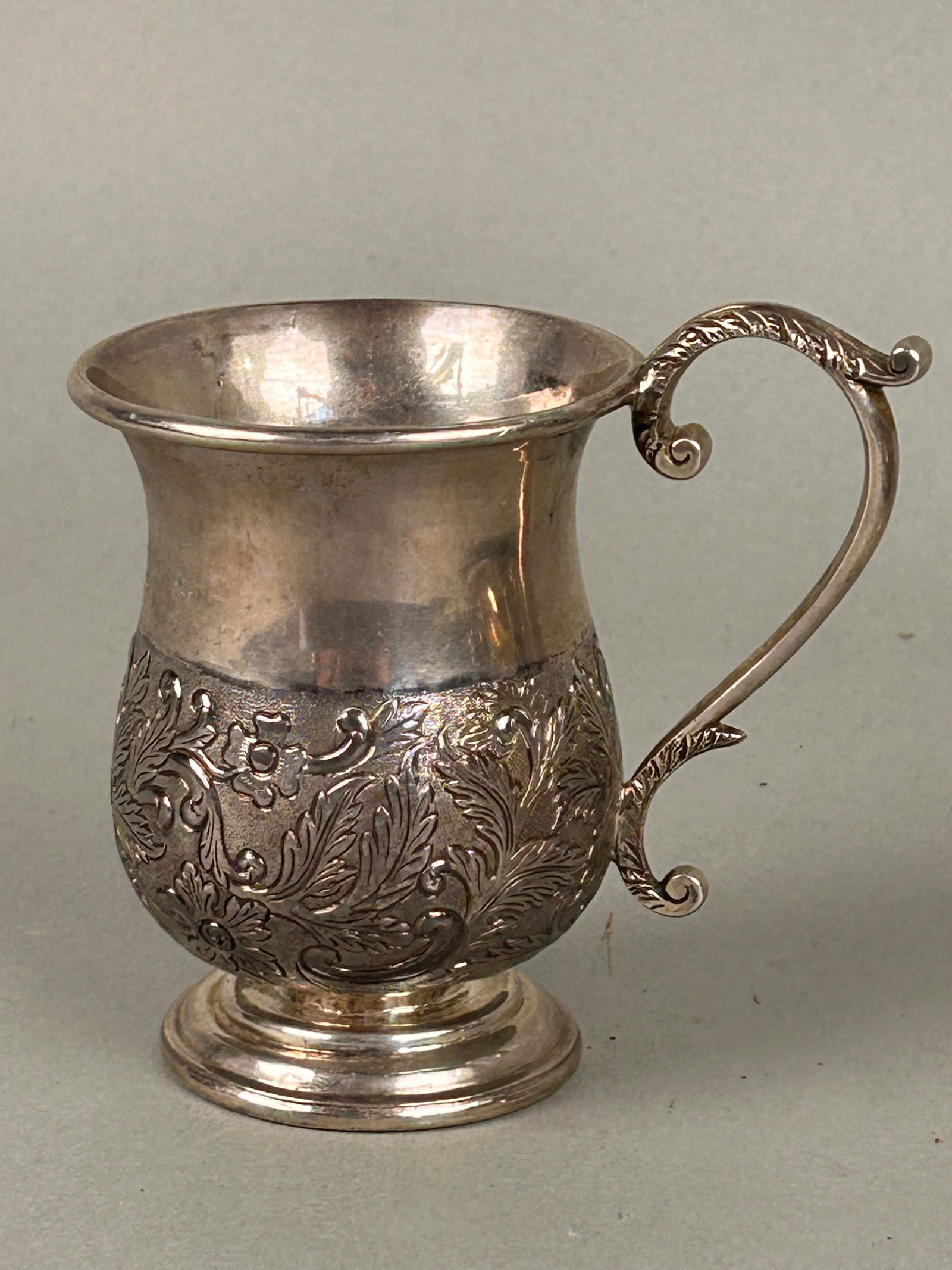 China Trade Sterling Silver Footed Tankard Crosby Forbes Collection (1 of 7)