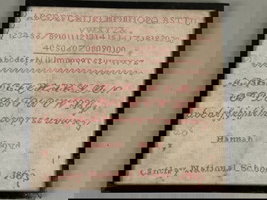 Antique Alphabet Sampler Hannah Boyd 1863