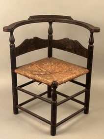 Antique Corner Chair Original Painted Surface