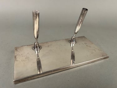 Tiffany and Co Sterling Silver Desktop Pencil Holder