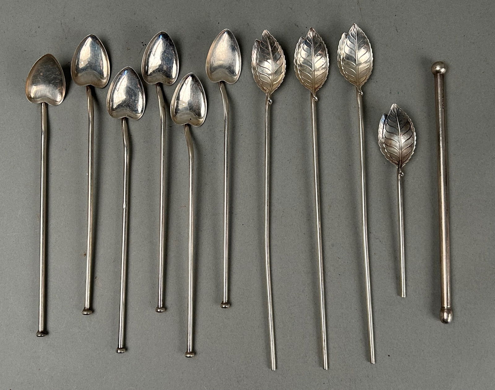 11 Sterling Silver Iced Tea Straws 4 Tiffany and Co (1 of 8)