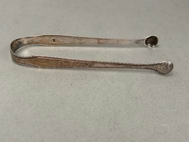 Sterling Silver Sugar Tongs Hallmarked