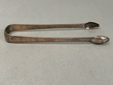 Sterling Silver Sugar Tongs Hallmarked