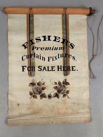 Antique "shade" sign