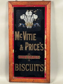 Antique McVitie and Price's High Class Biscuits Sign