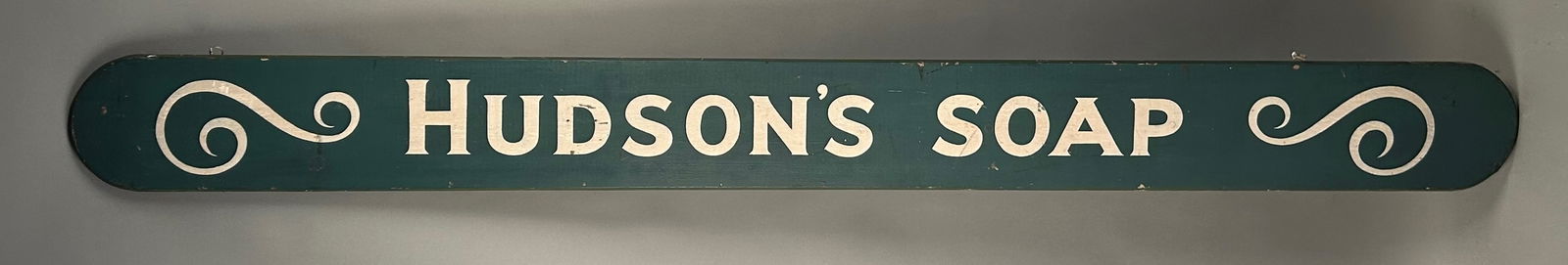Hudson's Soap Sign Original Painted Surface (1 of 7)