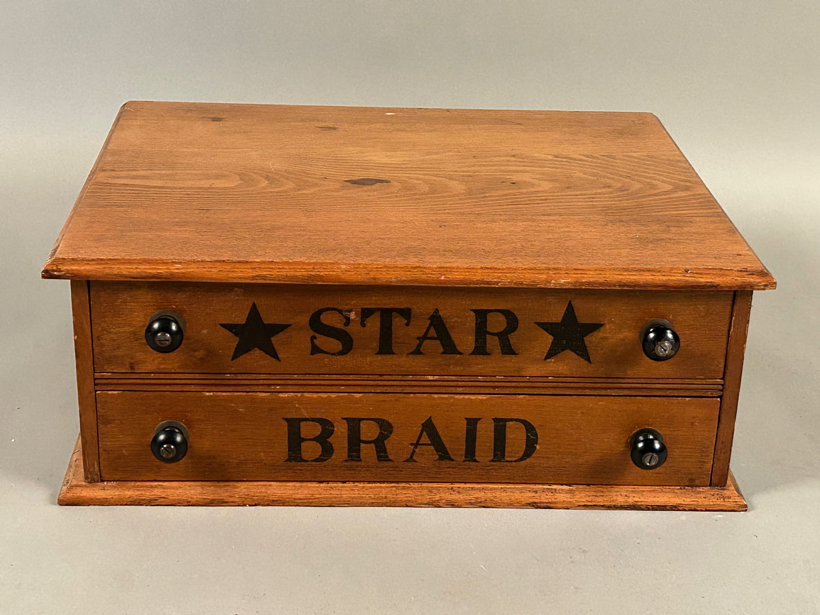 Antique spool cabinet star brand braid (1 of 9)