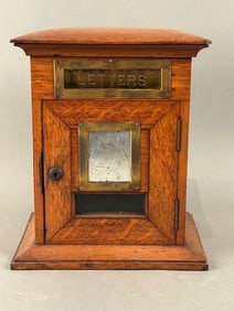 Antique Mailbox with Letters Slot