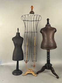 Three Vintage Diaplay Mannequins