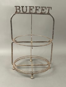 Vintage Buffet Serving Rack