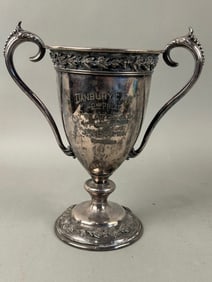 Danbury Fair 1909 Second Prize Trophy Silverplate