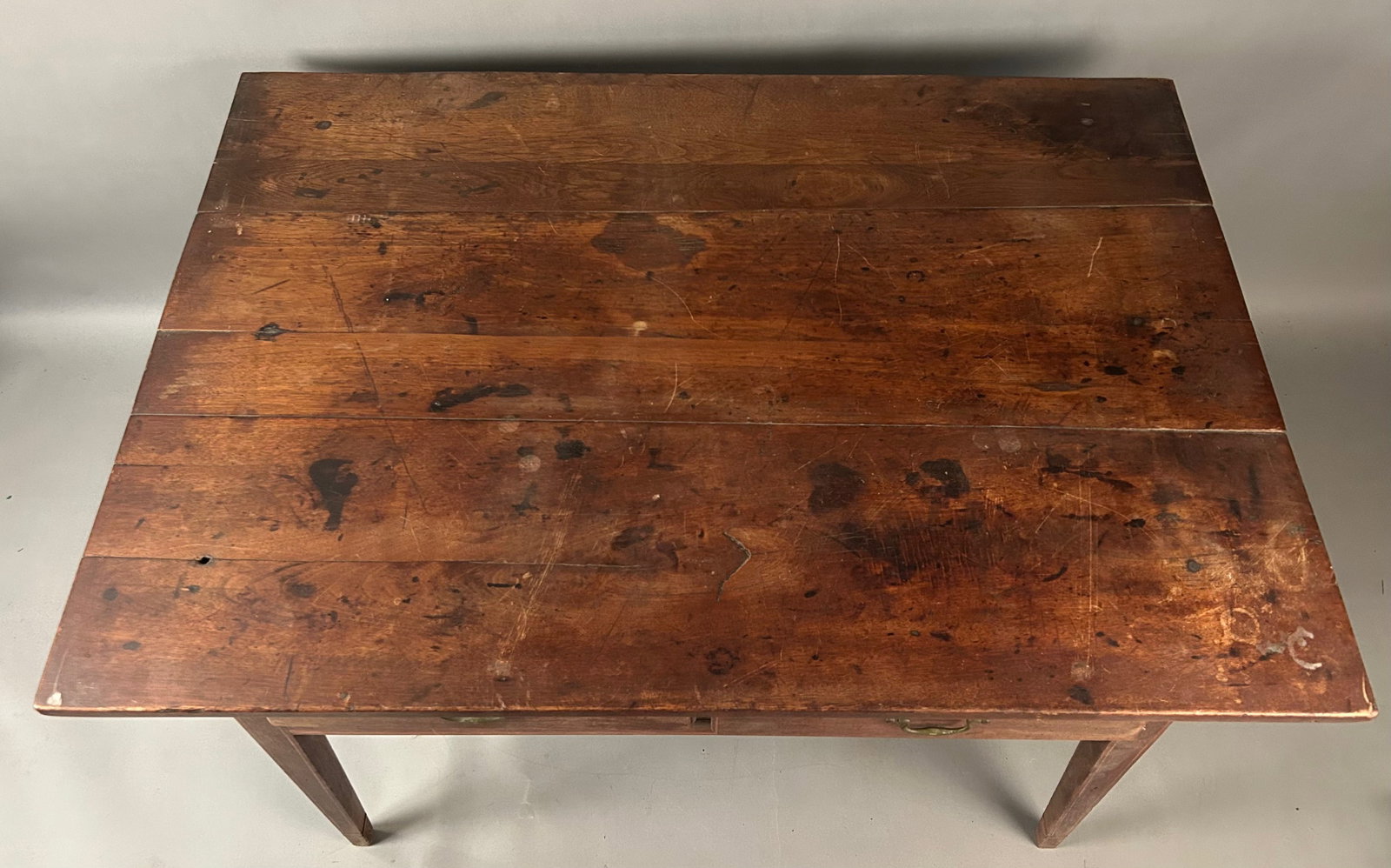 19th c Walnut library table - 2