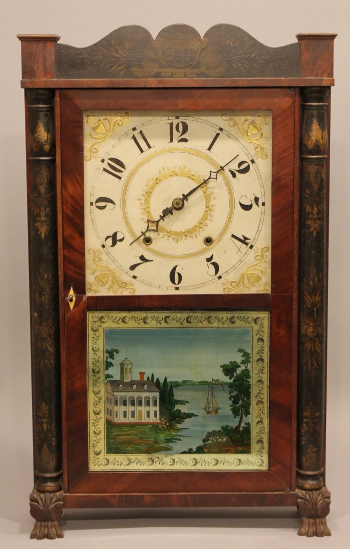 Eli Terry Empire Shelf Clockw Claw Feet (1 of 9)