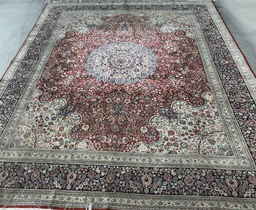 Antique Real Persian Heriz Area Rug 8.2 x 9.1 (1 of 17)