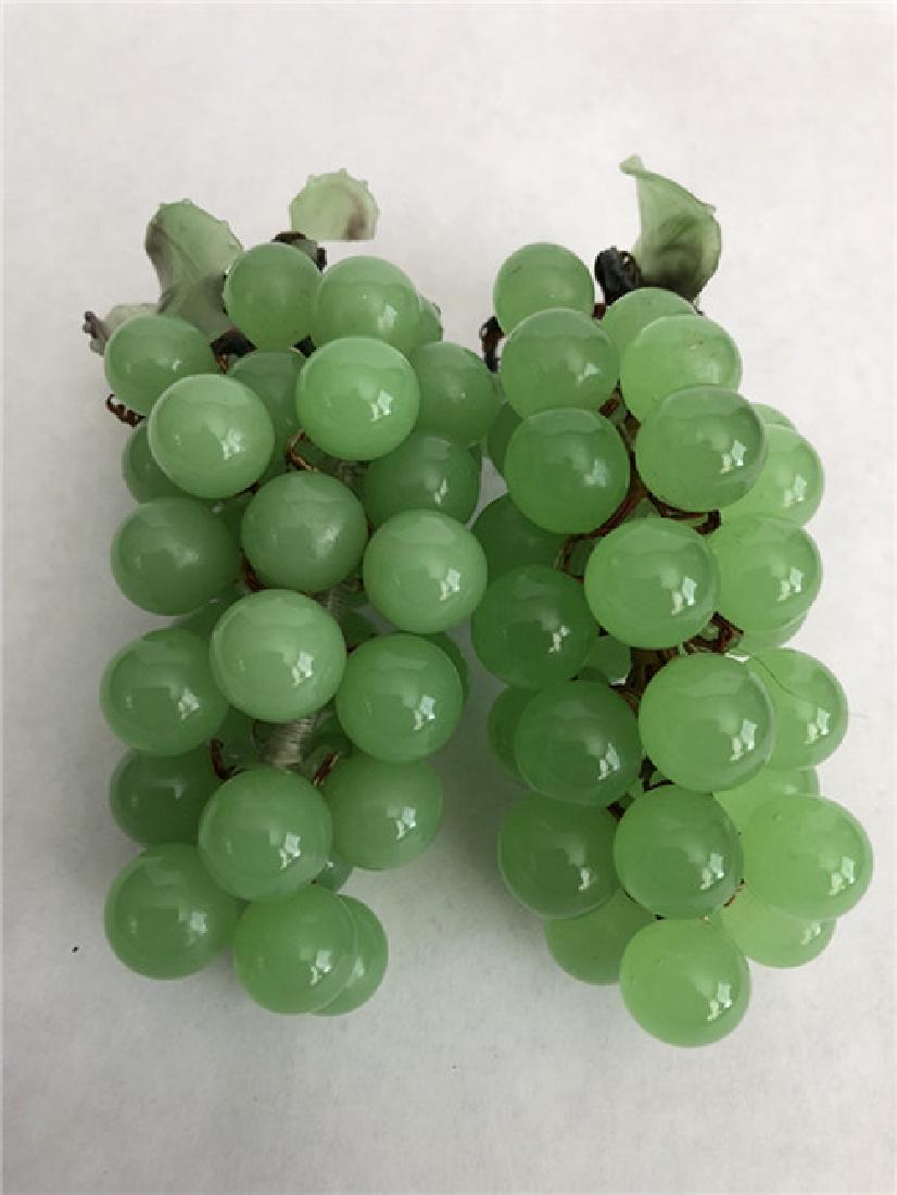 Beautiful PairOf Jade Grapes (1 of 8)