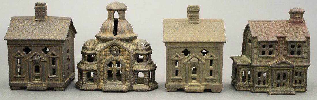 Lot: Four Building Banks (1 of 2)