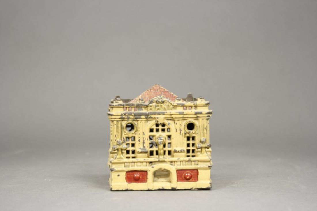 U. S. Treasury: Made by Grey Iron. Cast Iron. 3 1/4" H. Fine Condition.