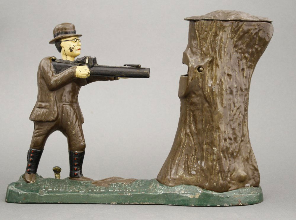 Teddy and the Bear Mechanical Bank (1 of 1)