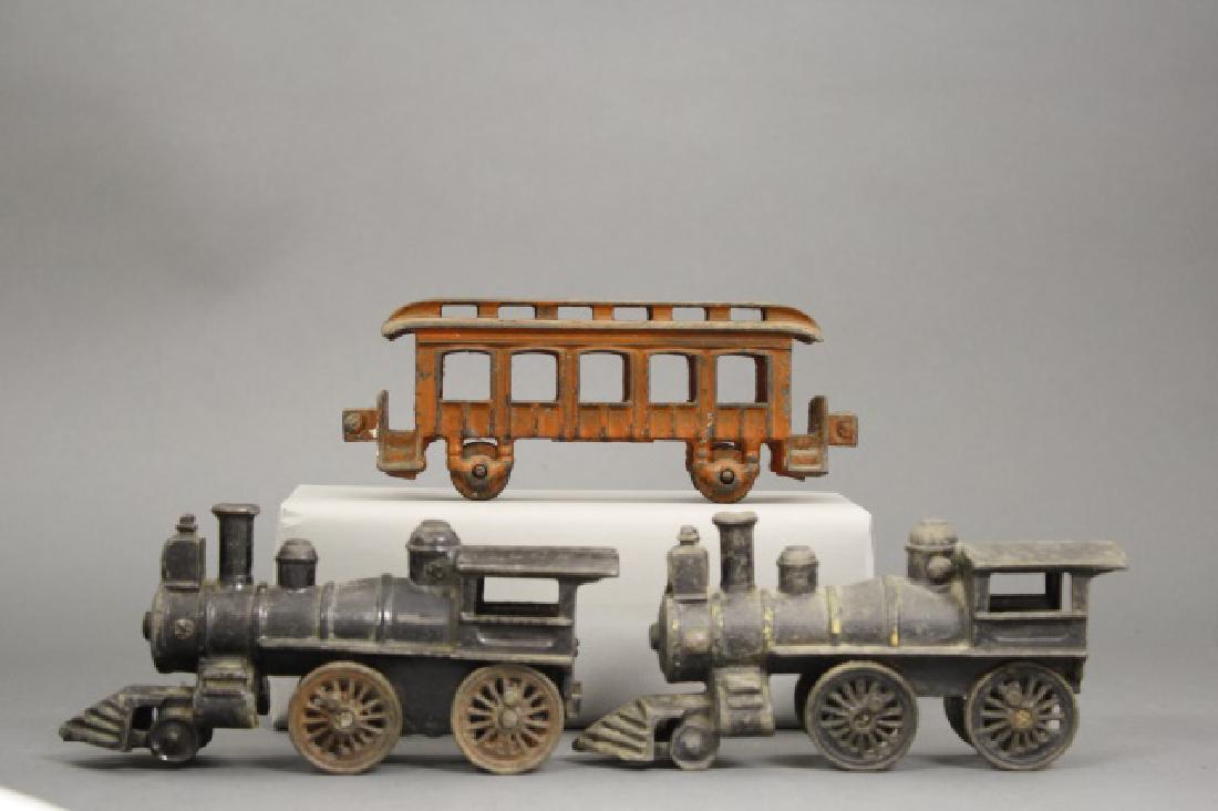 Lot: Two Locomotives and One Passenger Car (1 of 2)