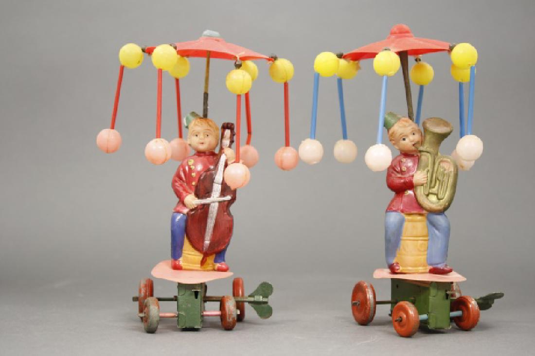 Lot: Boy Playing Sax, Boy Playing Cello (1 of 2)