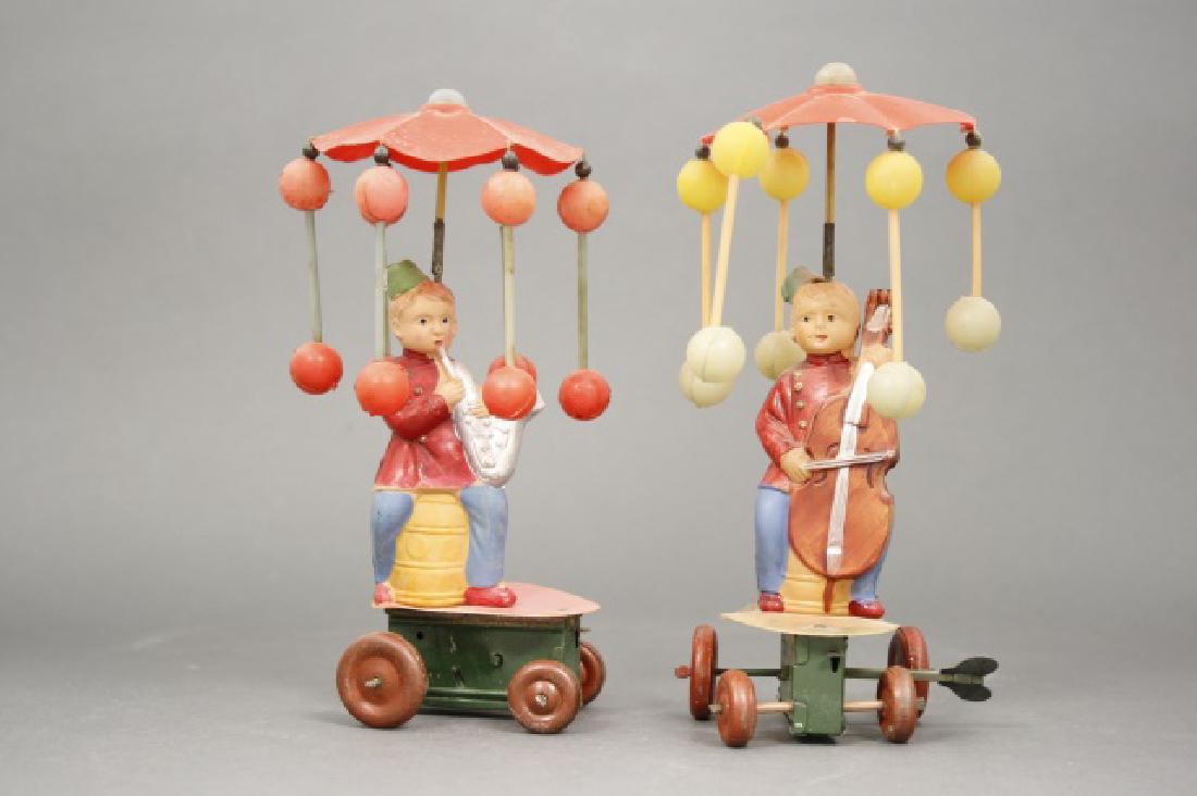 Lot: Boy Playing Cello, Boy Playing French Horn (1 of 2)