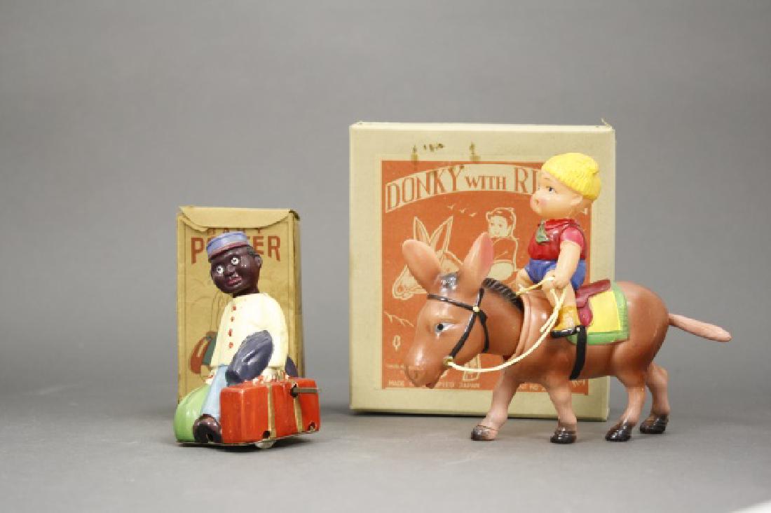 Lot: Baby Porter, Donkey with Rider (1 of 2)