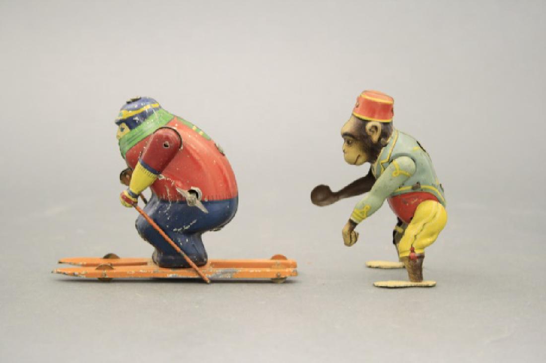 Lot: Skier, Monkey Bell Hop (1 of 2)
