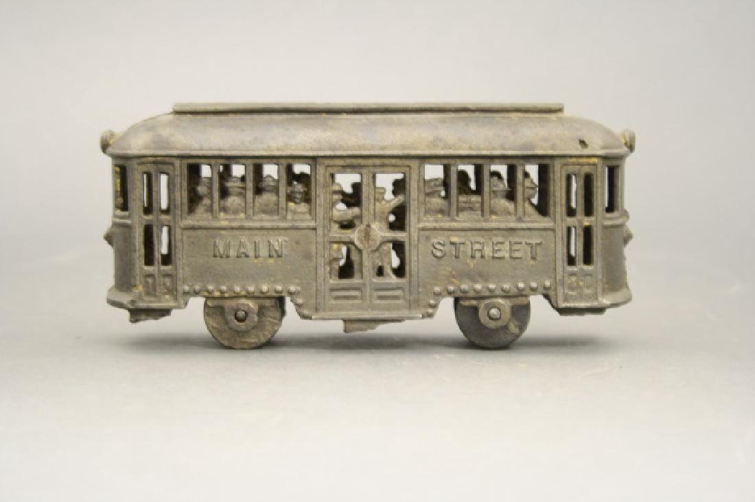 Main Street Trolley with Passengers (1 of 2)