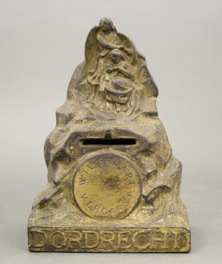 Dordrecht: Made in Holland circa 1880's. Cast Iron. 7 1/8" H. Very Good Condition.