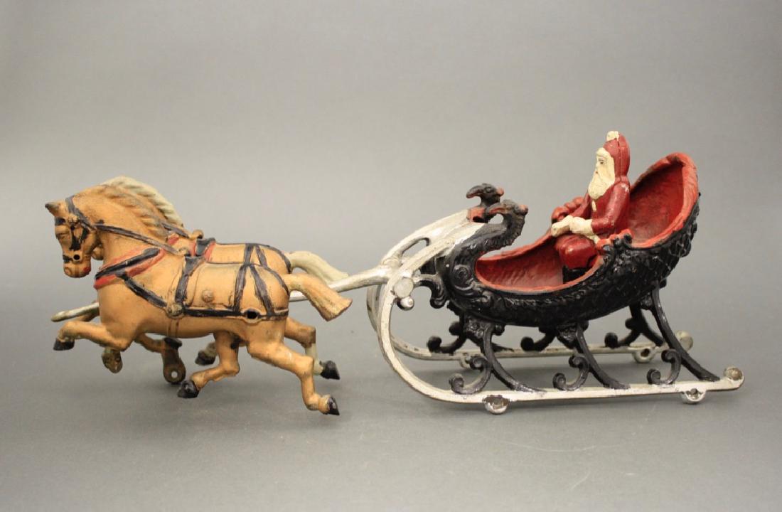 Santa Sleigh with Horses (1 of 2)