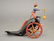 Clown Riding a Whale's Back Bell Toy - 2