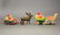 Lot: Two Santas on Sleigh - 2