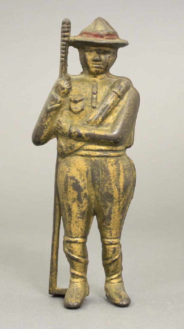 Boy Scout: Made of Cast Iron. Good Condition.