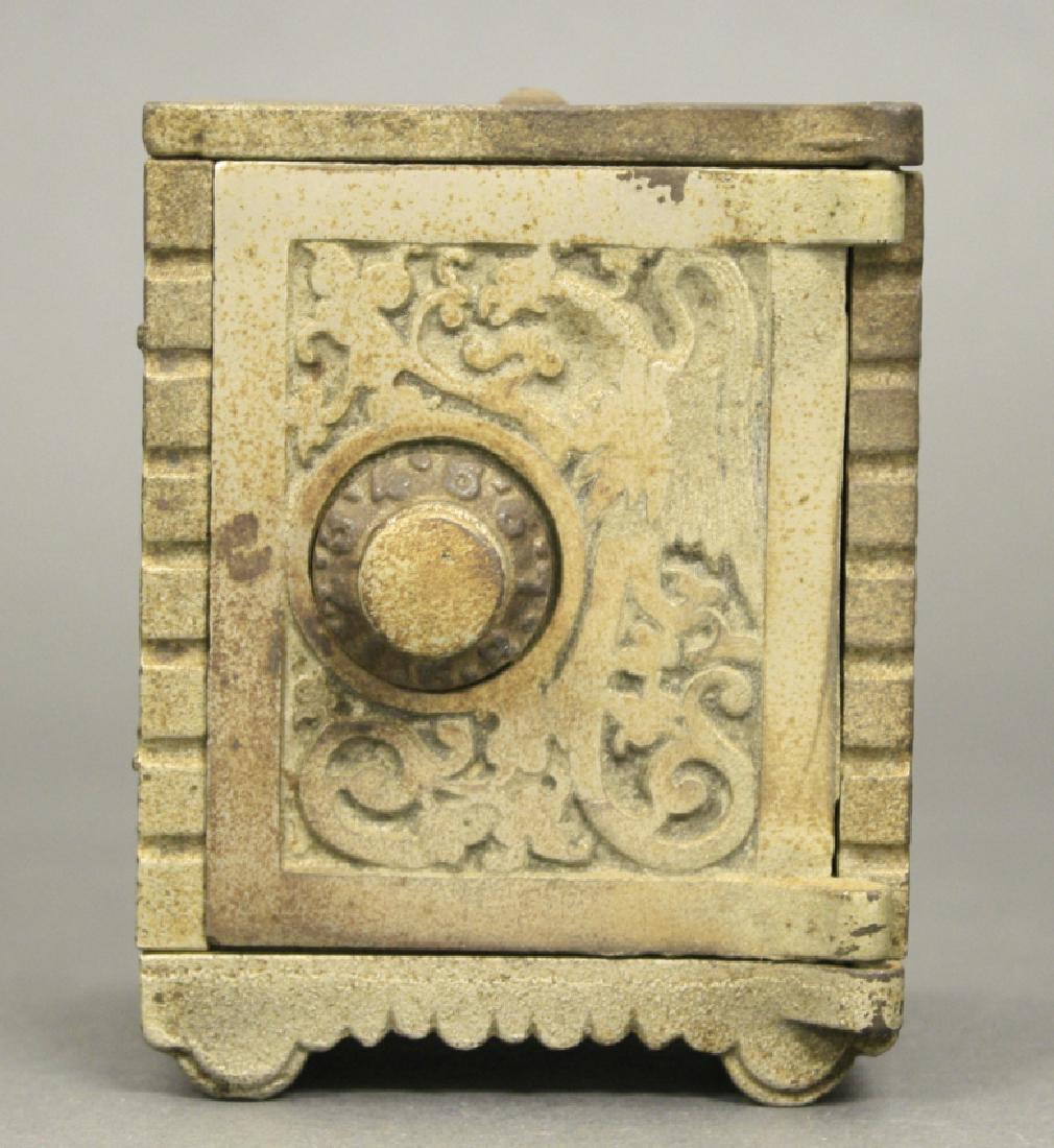 Savings Bank: Kenton Hardware. Made of Cast Iron. 4 1/4" H. Poor Condition.