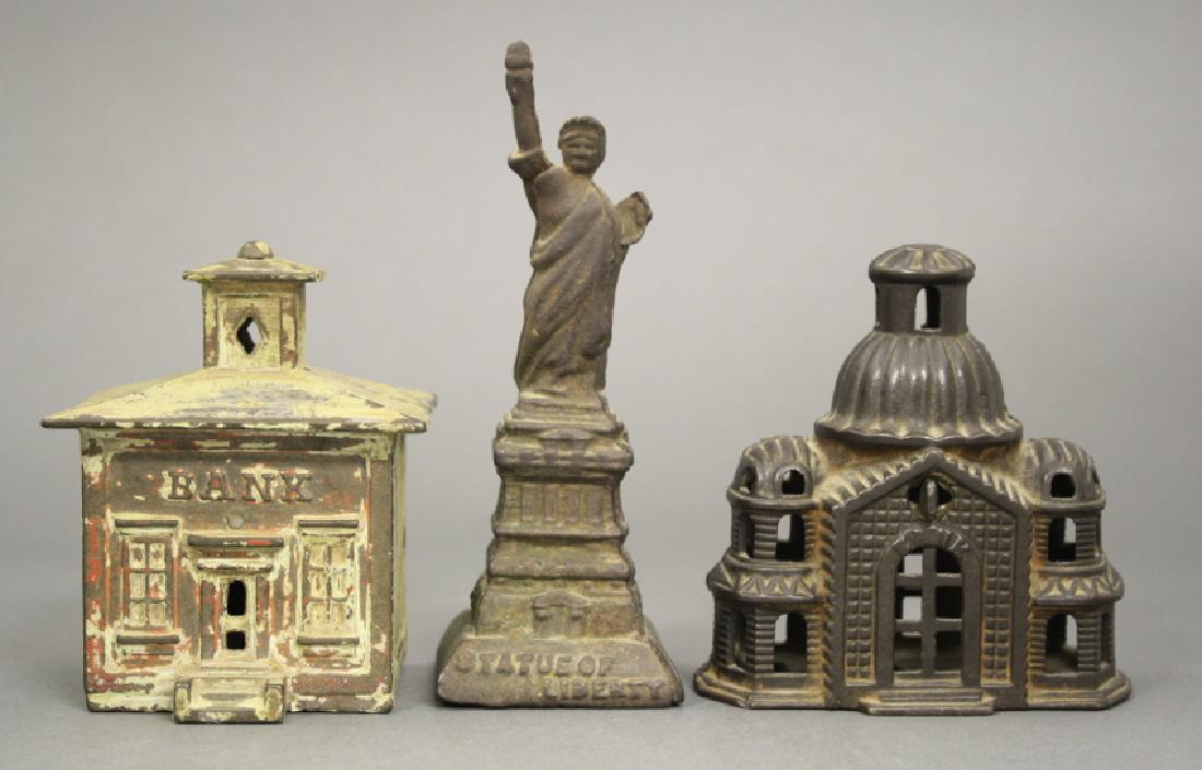 Lot: Three Still Banks (1 of 2)