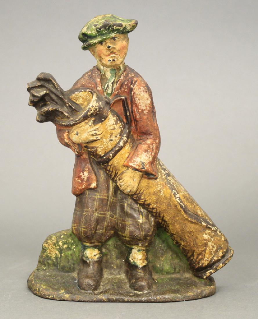 Rare Hubley Caddy Doorstop (1 of 2)